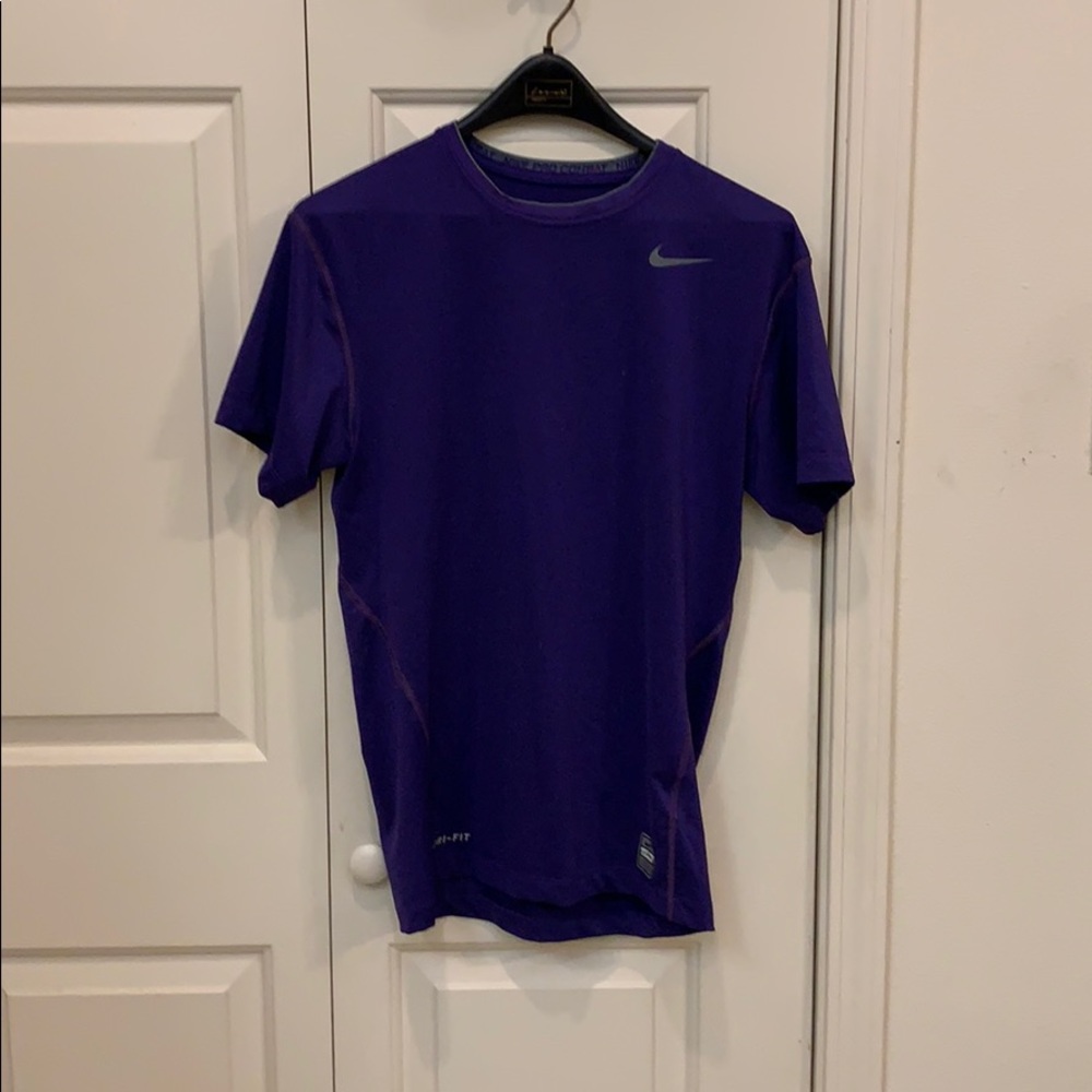 Nike Pro Combat Compression Shirt. XL. Purple.
